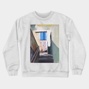 Stairwell, Tel Aviv, Israel Crewneck Sweatshirt